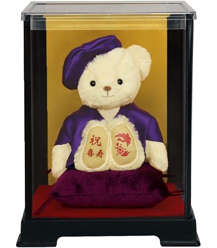 【特価商品】【プティルウ】長寿 ベア 12cm 小 サイズ (金屏風) 還暦 ノ Amazon.co.jp: 【プティルウ】長寿 ベア 12cm 小 サイズ (金屏風) 還暦